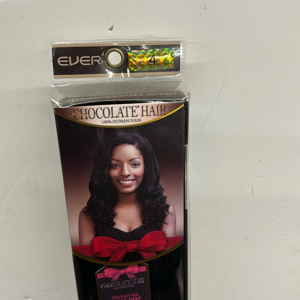 CHOCOLATE RIPPLE DEEP 100% HUMAN HAIR 14”  color 4